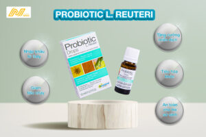 Men vi sinh Probiotic L. Reuteri Drops phân phối bởi AN Care Pharma giúp cải thiện tiêu chảy