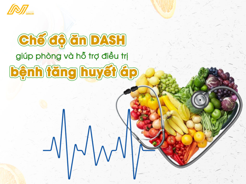 Chế độ ăn DASH giúp phòng và hỗ trợ điều trị bệnh tăng huyết áp.