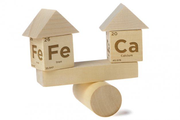 Sắt và Canxi là 2 vi chất cần thiết cho mẹ bầu, nhưng cần tránh uống cùng nhau để giảm cạnh tranh hấp thu. 