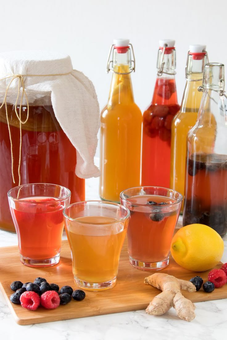 Trà Kombucha trái cây, một thức uống lành mạnh 