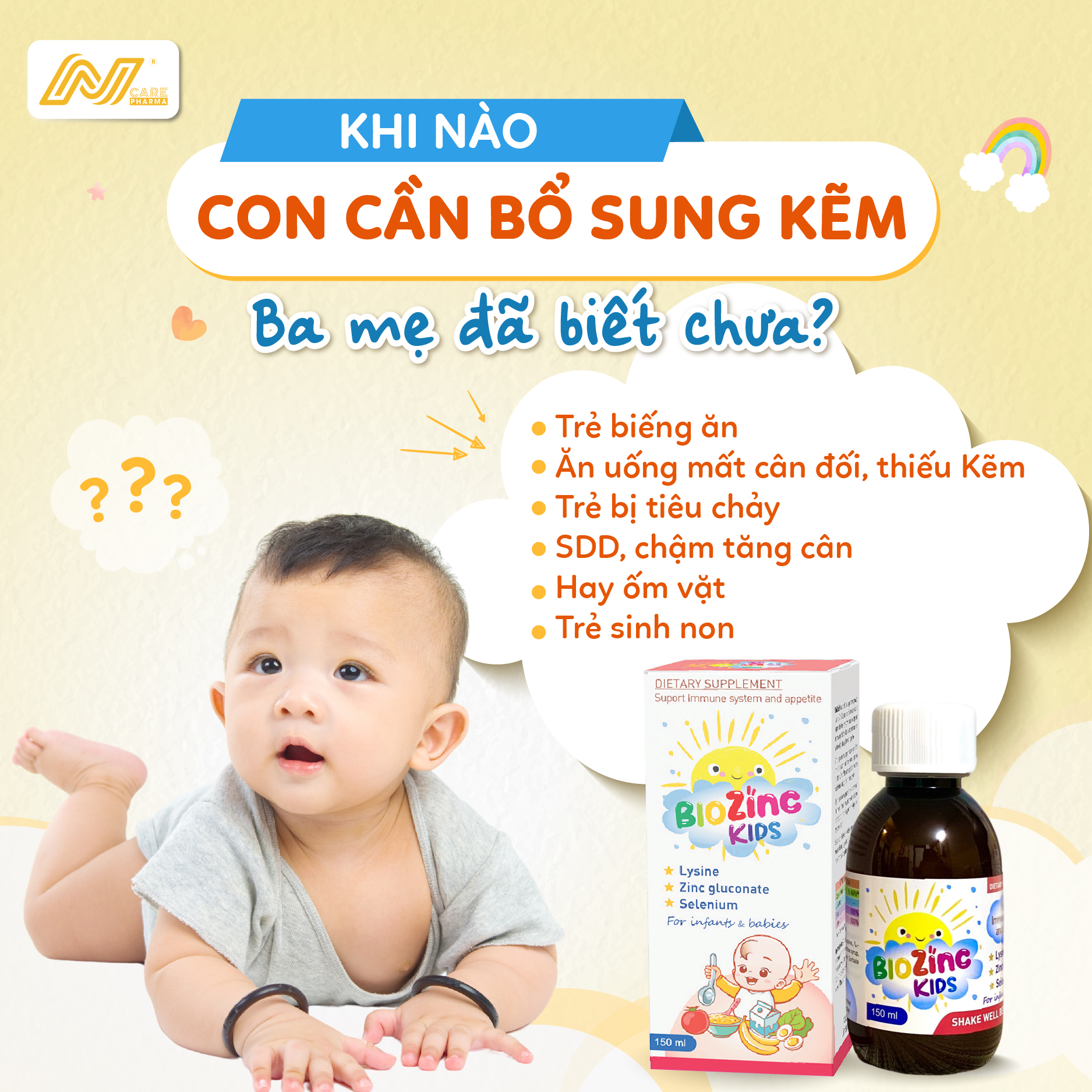 Khi nào con cần bổ sung kẽm?