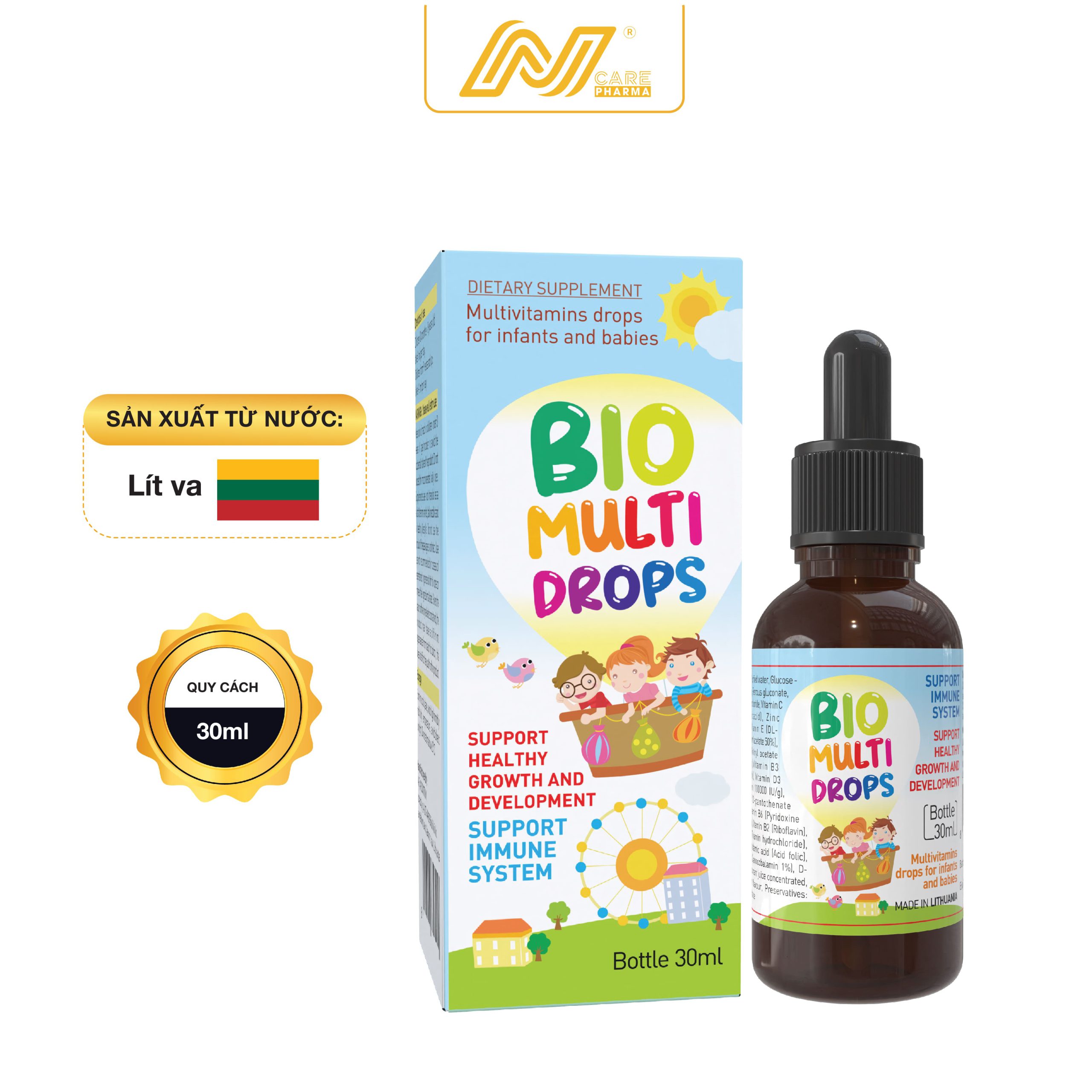 Vitamin tổng hợp cho bé - Bio Multi Drops