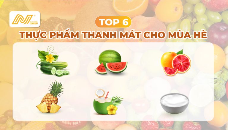 Top 6 thực phẩm thanh mát ngày hè