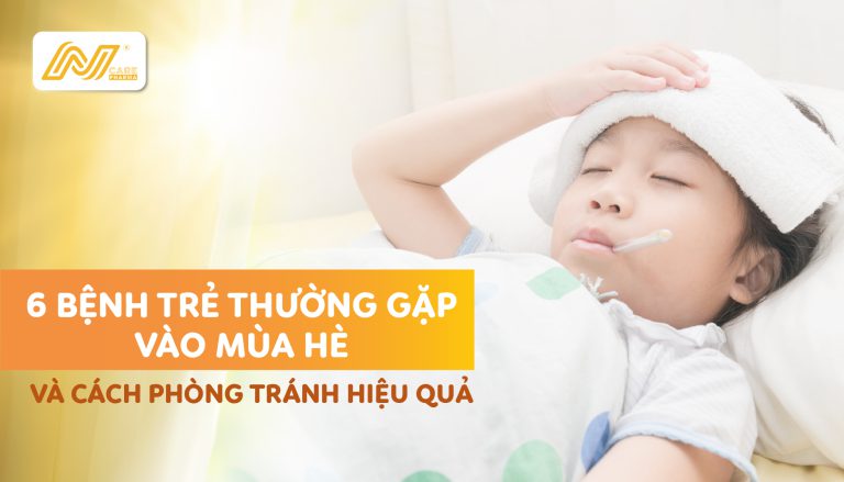 6 bệnh trẻ thường gặp vào mùa hè