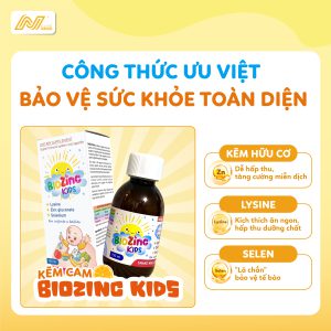 Kẽm cam Biozinc Kids